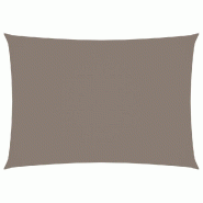 VidaXL Voile de parasol tissu oxford rectangulaire 2,5x4 m taupe Modèle Zénith Clair - marron 135427