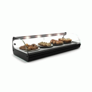 Vitrine chaude à tapas CLASSIC - Chaleur sèche - 1190 mm - SH6 | Sayl Barcelona - Avec lumière LED-Avec lumière LED - noir 674005068503