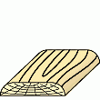 Bois de pin champlats (ou couvre-joints)
