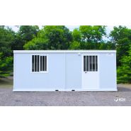 Bungalow de chantier modulaire et personnalisable de 13.44 m² - ACCESS Z610 - Disponible en achat ou en location courte/longue durée Bungalow de chantier modulaire et personnalisable de 13.44 m² - ACCESS Z610 - Disponible en achat ou en location courte/longue durée