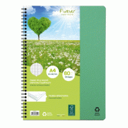 Calligraphe Lot de 5 Cahier Forever Premium A4, 120p./60 feuilles 90 g/m² reliure intégrale, Séyès - 3210330684017