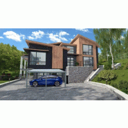 Carport solaire incliné Carport solaire incliné