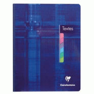 Clairefontaine Lot de 10 Cahier de Textes Metric 17x22, 144p./72 feuilles 90 g/m² brochure dos toilé, Séyès, touches couleurs - 3329680962604