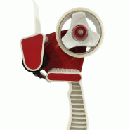 Dévidoir pistolet 66x50mm - Poignée ergonomique - Rouge - Métal - Usage intensif
