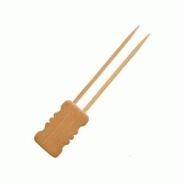ECOLOMIQUE - 24 Pcs - Pique bambou double "Mbola" 15 cm - ECO209BBMBOLA15 - Bambou ECO209BBMBOLA15 ECOLOMIQUE - 24 Pcs - Pique bambou double "Mbola" 15 cm - ECO209BBMBOLA15 - Bambou ECO209BBMBOLA15