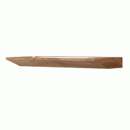 Fabas Luce Applique Murale Linus En Métal, Bois Et Verre, Led Intégrée 14 W, Blanc Chaud 3000 K, Dimmable Avec Coupure De Phase, Finition Chêne, I