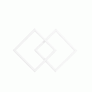 Gea Luce Plafonnier Afrodite P/P 28W 1400Lm 3000K Dimmable Coupure De Phase - Blanc - Structure En Aluminium Et Diffuseur En Silicone Opale - blanc AF