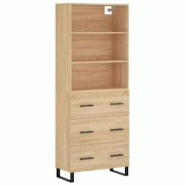 Helloshop26 - Buffet bahut commode armoire meuble de rangement organisateur cuisine salle de séjour salon haut sonoma 69,5 x 34 x 02_0034150 - 300021 Helloshop26 - Buffet bahut commode armoire meuble de rangement organisateur cuisine salle de séjour salon haut sonoma 69,5 x 34 x 02_0034150 - 300021