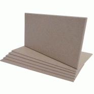 Mendler Lot de 6 panneaux muraux acoustiques HWC-L52, panneaux muraux acoustiques, insonorisant 1qm surface 60x30cm ~ brun clair - marron textile 9957