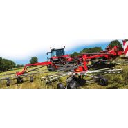 Mf rk 361 dsr - andaineur monorotor, attelage 3 points, tête rigide, série alpine - massey ferguson - 3,6 m