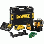 Laser multilignes DEWALT xr dce089d1g18 12 v  18 v  batterie xr 2 ah  chargeur  tstak