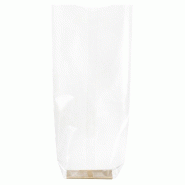 Sachet confiseur transparent 10x22cm avec fond carton - par 100