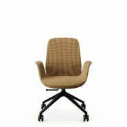 Siège de bureau " ELLIEPRO" - Piètement 4 branches - Dossier bas