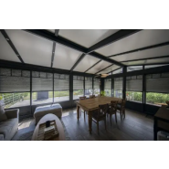 Véranda pré-équipée évolutive, conçue en aluminium - Gamme EVO - Sur mesure Véranda pré-équipée évolutive, conçue en aluminium - Gamme EVO - Sur mesure