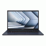 ASUS ExpertBook B1 BE1502CVA-BQ1659X Intel® Core i5 i5-1335U Ordinateur portable 39,6 cm (15.6") Full HD 8 Go DDR4-SDRAM 256 Go SSD Wi-Fi 6 (802.11ax) Windows 11 Pro Noir ASUS ExpertBook B1 BE1502CVA-BQ1659X Intel® Core i5 i5-1335U Ordinateur portable 39,6 cm (15.6") Full HD 8 Go DDR4-SDRAM 256 Go SSD Wi-Fi 6 (802.11ax) Windows 11 Pro Noir
