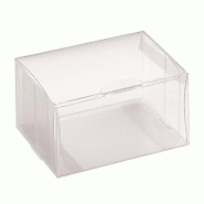 Boîte confiserie rectangulaire transparente 8x6x4cm - par 10