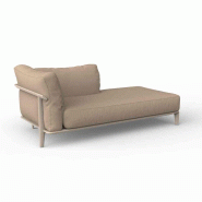 Chaise-longue gauche PASADENA - creme