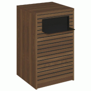 Comptoir Vertigo H T03 noir solo L60cm 1 tabl.Couliss.2tabl.Amovibles olivier