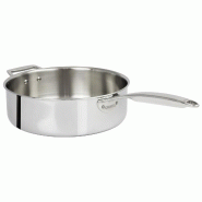 CRISTEL Sauteuse inox Ultraply  Ø28cm - Acier inoxydable 18/10 3358570186202