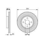 Disque de frein Bosch 0986479616 - ventilé, avant, boîte de 2, 4 trous Disque de frein Bosch 0986479616 - ventilé, avant, boîte de 2, 4 trous