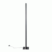 Gea Luce Lampadaire Eartha P/T en Aluminium Noir Mat, LED Intégrée 30W, 1000lm, Gradable par Pédale, Lumière Directe 120° - Gealuce - EARTHA P/T