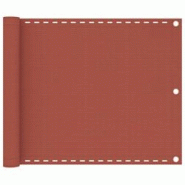 Helloshop26 - Écran de balcon brise pare vue protection confidentialité 75 x 300 cm PEHD terre cuite 02_0010408 - 3000572282726 Helloshop26 - Écran de balcon brise pare vue protection confidentialité 75 x 300 cm PEHD terre cuite 02_0010408 - 3000572282726