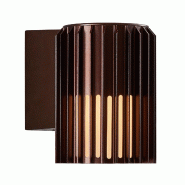 Nordlux Applique murale luminaire ALUDRA  Aluminium Seaside marron H. 16,8 IP54 -Extérieur - marron 5704924022043