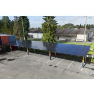 Ombrières solaires autoportantes Ombrières solaires autoportantes