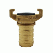 Raccord express à douille annelée laiton avec joint - YEXPJGDALT11 - entregriffe 48MM - DN 11-13 - Norme NF E 29-5/4_0