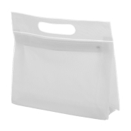 Trousse à maquillage zippée en PVC - Couleur blanc - Poids 40 g Trousse à maquillage zippée en PVC - Couleur blanc - Poids 40 g