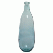 Vase en verre bleu recyclé Ø25x75cm
