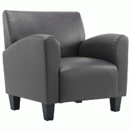 VidaXL Chaise gris similicuir Modèle Wermontel - 248619_0