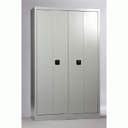 Armoire métallique à portes pliantes ahp12 1980 x 1200 x 440