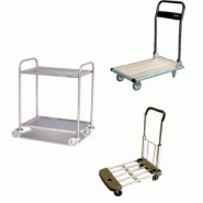 Chariots en inox et aluminium Chariots en inox et aluminium