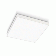 Gea Luce Plafonnier Carré Série Gpl 60W Led 4949Lm 3000K En Aluminium Blanc Mat - Gealuce - Installation Intérieur Plafond On-Off - GPL312C