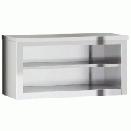 Helloshop26 - Armoire murale de cuisine avec étagère 92 x 40 x 46 cm design moderne hygiénique en acier inoxydable argenté 02_0047579 - argenté i