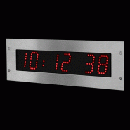 Horloge LED Style II 5S Hopital avec pupitre, 230V, independante, LED rouge - BODET