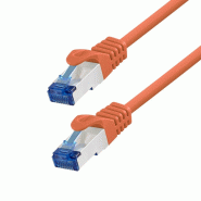 LogiLink Professional Câble patch, Cat. 6A, S/FTP, 2 m, orange - orange 4052792020755
