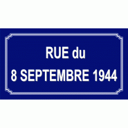 Plaque de rue - Aluminium ou Thermoplastique - WP Signalisation Plaque de rue - Aluminium ou Thermoplastique - WP Signalisation