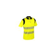 Polo jaune.  55% coton / 45% polyester.170 gm2.