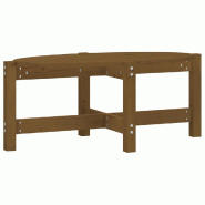 VidaXL Table basse Marron miel 87x48x35 cm Bois massif de pin Modèle Balcon Boreal Prime - 822325
