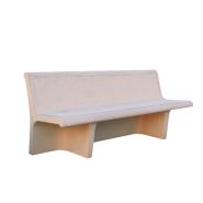 Banc public en béton moderne - modèle URBANA 1036