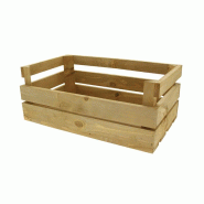 Cagette bois naturel 50x30 - Cagette bois naturel 50x30 -