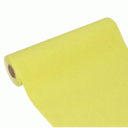 Chemin de table en tissu "ROYAL Collection" 24 m x 40 cm vert anis (4 unités) PAPSTAR - vert papier 89573