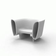 Fauteuil lounge BUM-BUM - Blanc