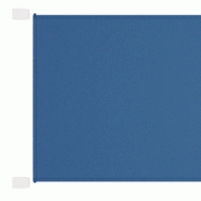 Helloshop26 - Auvent vertical 140x800 cm tissu oxford bleu 02_0007599 - vert polyester 3000403382724