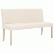 Helloshop26 - Banc banquette 139,5 cm polyester crème 02_0010761 - 3000591782726 Helloshop26 - Banc banquette 139,5 cm polyester crème 02_0010761 - 3000591782726