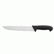 METRO PROFESSIONAL Couteau de boucher Anti-Slip knives, acier inoxydable, 25 cm, noir - noir inox 4067373640420