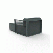 Module chaise-longue gauche THE FACTORY - vert