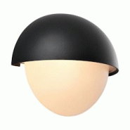 Nordlux Applique murale SCOR Maxi Round Matière plastique Noir, H.25,5  IP44  E27 /  Extérieur - noir 5704924023569